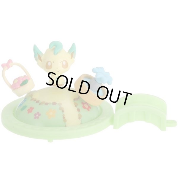 Photo1: Pokemon 2013 Takara Tomy Pita-Poke Leafeon PPS-16 Mini figure PitaPoke (1)