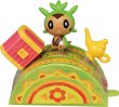 Photo1: Pokemon 2014 Takara Tomy Pita-Poke XY Chespin S Mini figure PitaPoke (1)