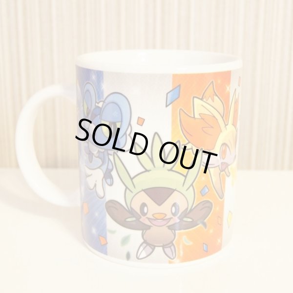 Photo2: Pokemon Center 2013 Let's go KALOS! Chespin Fennekin Froakie Mug Cup (2)