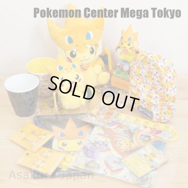 Photo2: Pokemon Center 2014 Mega Charizard Y Pikachu Pin Badge set Mega Tokyo (2)