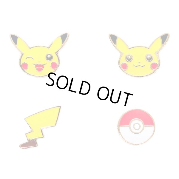 Photo4: Pokemon Center 2015 Pikachu Pierced Earrings 4 pcs set Monster Ball Tail (4)