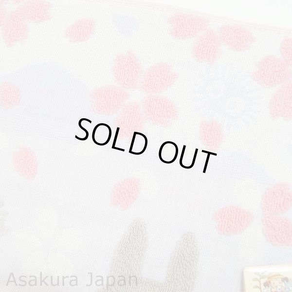 Photo2: Studio Ghibli My Neighbor Totoro Mini Hand Towel cherry-blossom (2)