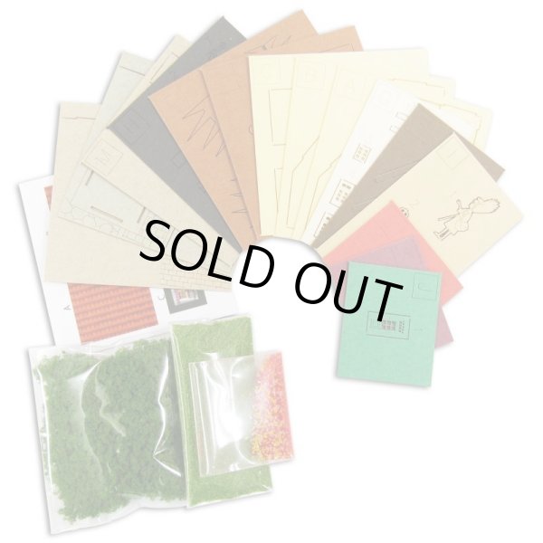 Photo3: Studio Ghibli mini Paper Craft Kit Kiki's Delivery Service 07 "Osono and Kiki" (3)