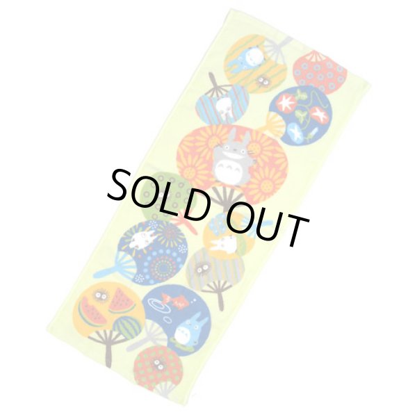 Photo2: Studio Ghibli My Neighbor Totoro Gauze towel UCHIWA (2)