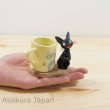 Photo4: Studio Ghibli Kiki's Delivery Service FIGURE Mini PLANTER JIJI & CUP (4)