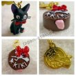 Photo3: Studio Ghibli Kiki's Delivery Service Chocolate Jiji Figure Mobile Phone Strap (3)