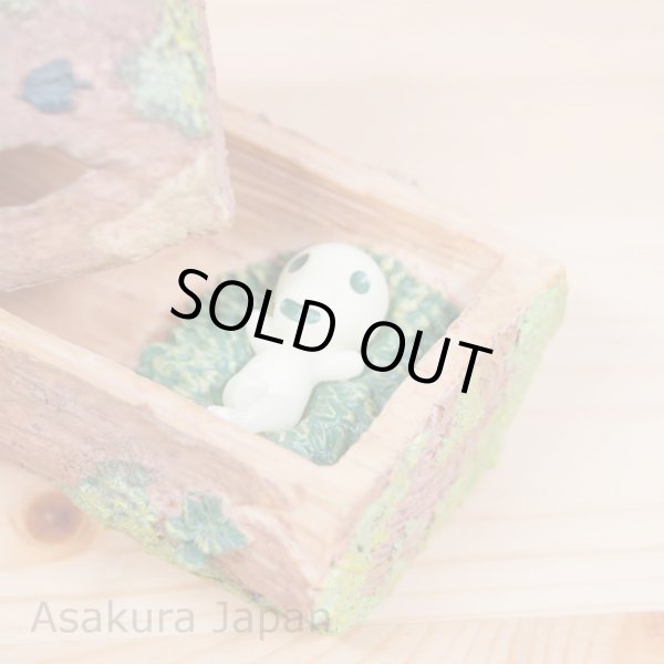 Photo4: Studio Ghibli Princess Mononoke Kodama Figure Accessory case Jewelry case (4)