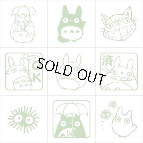 Photo3: Studio Ghibli My Neighbor Totoro mini rubber Stamp set (3)