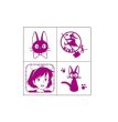 Photo2: Studio Ghibli Mini Rubber Stamp with inkpad set Kiki's delivery service (2)