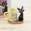 Photo2: Studio Ghibli Kiki's Delivery Service FIGURE Mini PLANTER JIJI & CUP (2)