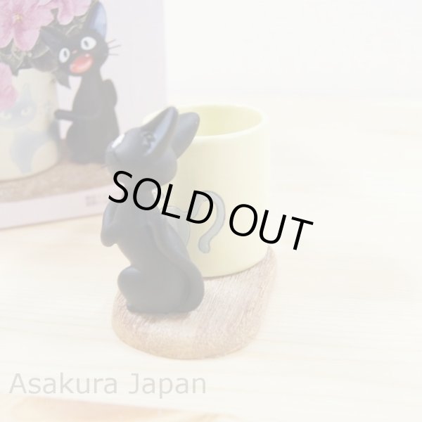 Photo3: Studio Ghibli Kiki's Delivery Service FIGURE Mini PLANTER JIJI & CUP (3)