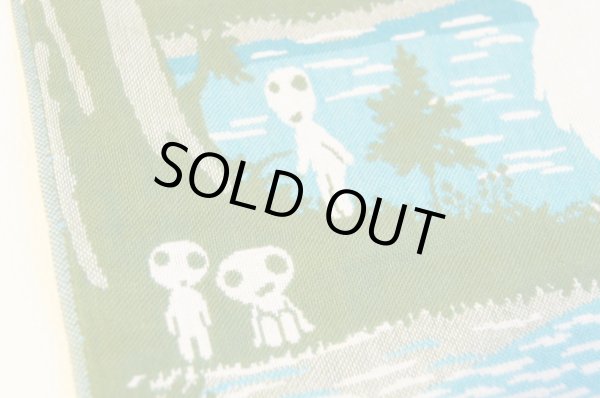 Photo4: Studio Ghibli Princess Mononoke gauze handkerchief Kodama Forest Spirit (4)