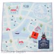 Photo1: Studio Ghibli Kiki's Delivery Service Mini Hand Towel Town map (1)