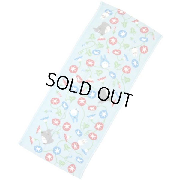 Photo2: Studio Ghibli My Neighbor Totoro Gauze towel Morning glory (2)