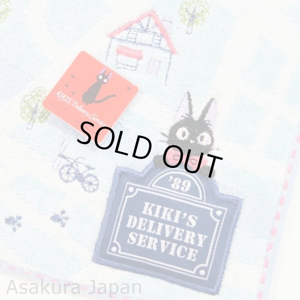 Photo2: Studio Ghibli Kiki's Delivery Service Mini Hand Towel Town map (2)
