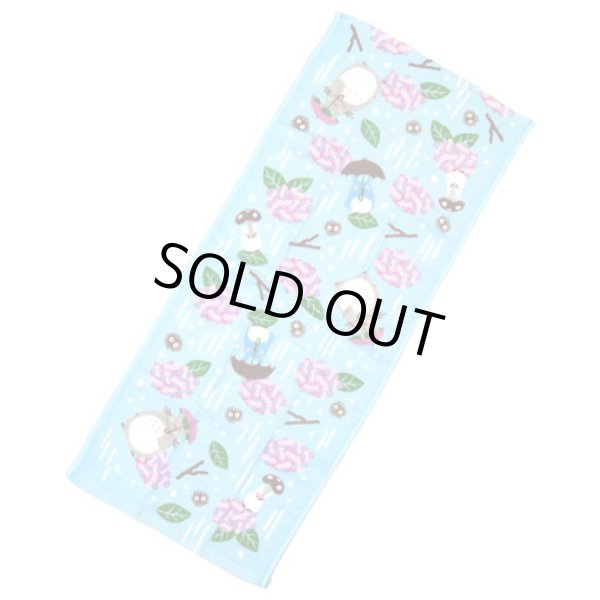 Photo2: Studio Ghibli My Neighbor Totoro Gauze towel Hydrangea (2)