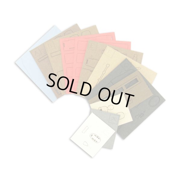 Photo3: Studio Ghibli mini Paper Craft Kit Spirited Away 15 "Unabara Dentetsu ni Notte" (3)