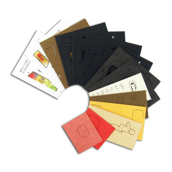 Photo3: Studio Ghibli mini Paper Craft Kit Spirited Away 14 "Chihiro run away" (3)