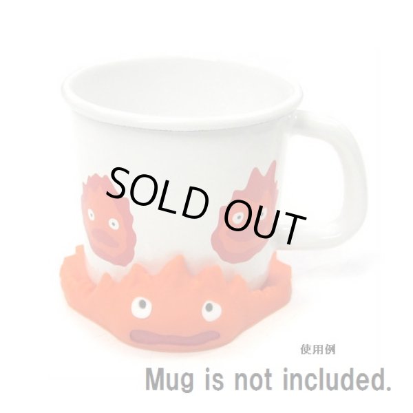 Photo4: Studio Ghibli Howl's Moving Castle Calcifer Coaster (4)