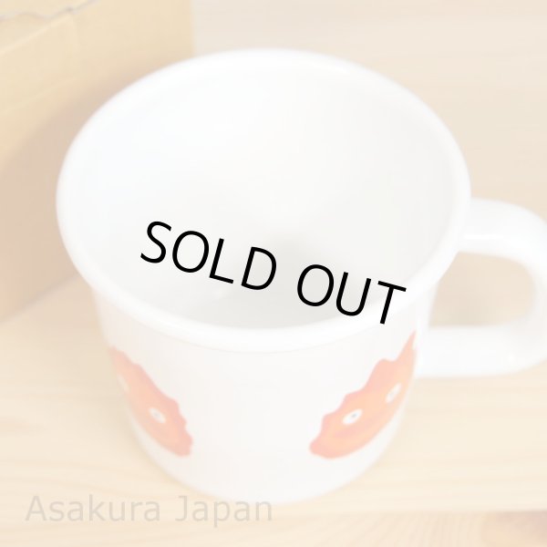 Photo4: Studio Ghibli Howl's Moving Castle Calcifer Enamel Mug (4)