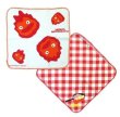 Photo1: Studio Ghibli Howl's Moving Calcifer Kitchen Cross Towels Two 2pc (1)