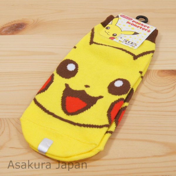 Photo2: Pokemon Socks for Women Pikachu 22 - 24 cm 1Pair (2)