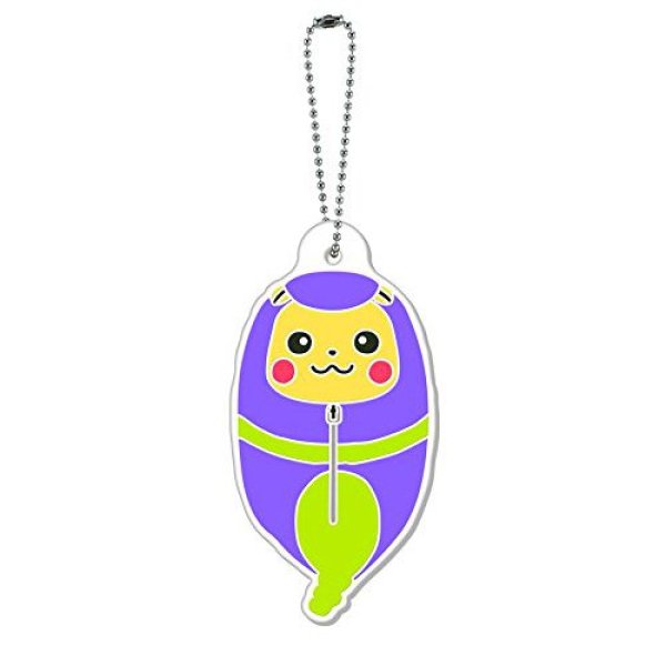 Photo1: Pokemon 2015 Pikachu Nebukuro Sleeping Bag Collection Rubber Charm Ekans (1)