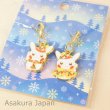 Photo2: Pokemon Center CHRISTMAS 2015 Aurora tour Metal Charm Snowman Pikachu (2)