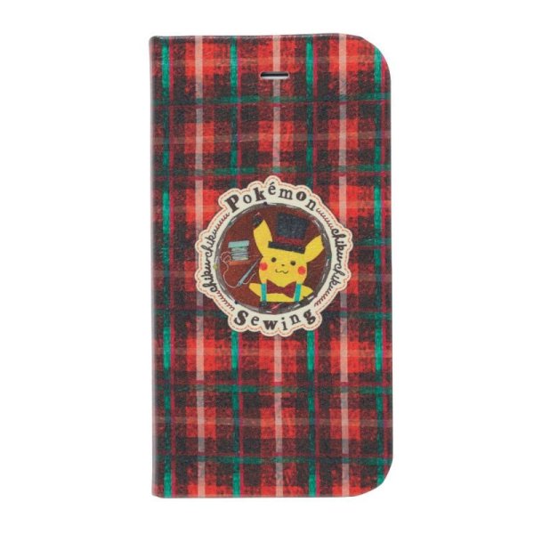 Photo1: Pokemon Center 2015 Pokemon chiku chiku sewing Flip Case for iPhone 6 Jacket Cover (1)