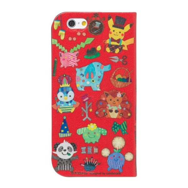 Photo2: Pokemon Center 2015 Pokemon chiku chiku sewing Flip Case for iPhone 6 Jacket Cover (2)