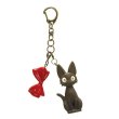 Photo1: Studio Ghibli Kiki's Delivery Service Suites Art Collection Keychain Jiji chocolate (1)