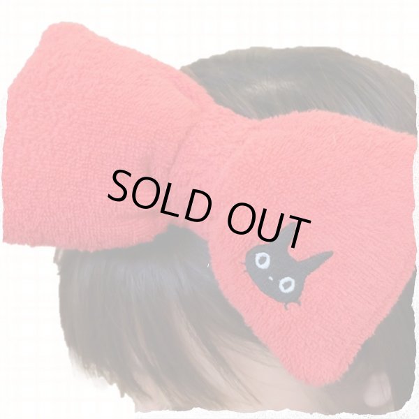 Photo4: Studio Ghibli Kiki's Delivery Service Jiji Ribbon turban Towel Hair bands (4)