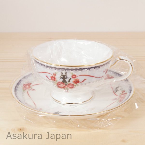 Photo6: Studio Ghibli Kiki's Delivery Service Noritake Tea Cup & Saucer BLUE Bone china (6)