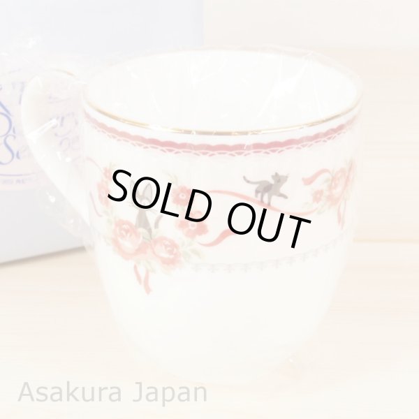 Photo4: Studio Ghibli Kiki's Delivery Service Noritake Mug PINK tea cup Bone china (4)