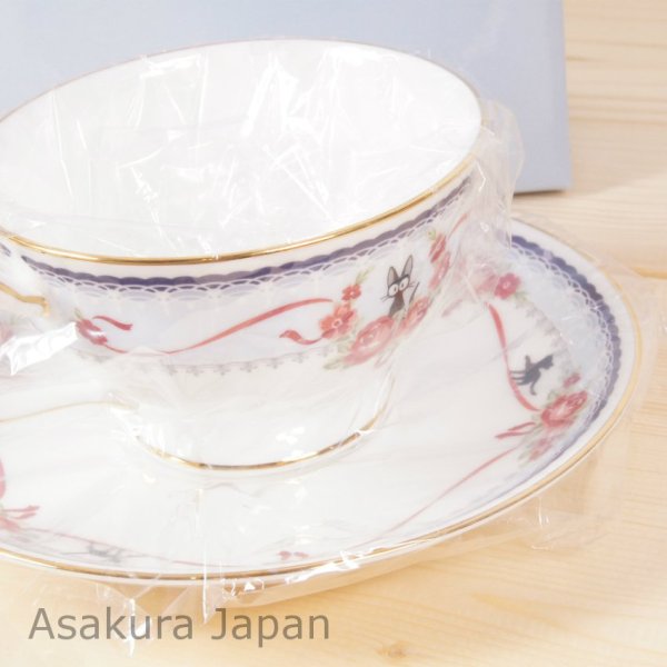Photo5: Studio Ghibli Kiki's Delivery Service Noritake Tea Cup & Saucer BLUE Bone china (5)