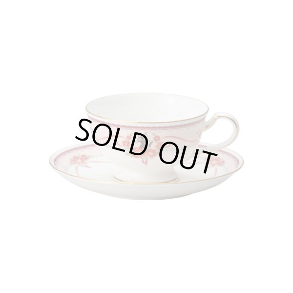 Photo1: Studio Ghibli Kiki's Delivery Service Noritake Tea Cup & Saucer PINK Bone china (1)