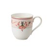 Photo1: Studio Ghibli Kiki's Delivery Service Noritake Mug PINK tea cup Bone china (1)