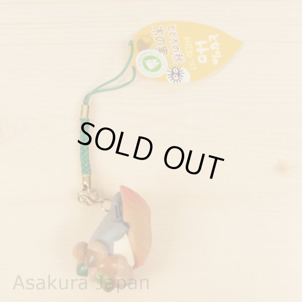 Photo2: Studio Ghibli My Neighbor Totoro Seasons Figure strap Autumn Acorn (2)