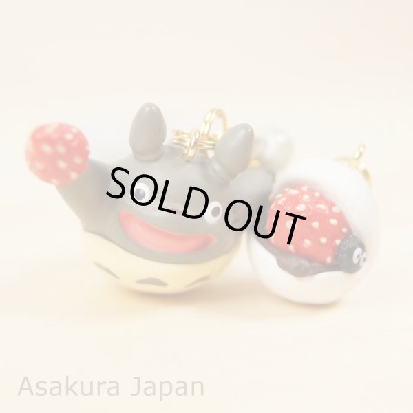 Photo1: Studio Ghibli My Neighbor Totoro Japanese sweets Figure strap ICHIGO-DAIFUKU (1)