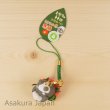 Photo2: Studio Ghibli My Neighbor Totoro Seasons Figure strap Winter Camellia (2)