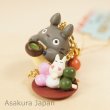 Photo1: Studio Ghibli My Neighbor Totoro Japanese sweets Figure strap DANGO (1)