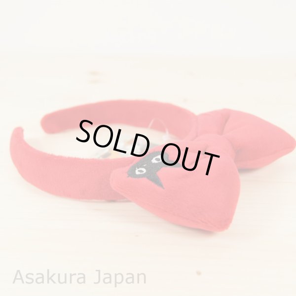 Photo4: Studio Ghibli Kiki's Delivery Service Jiji Ribbon Hair bands Hoop Bow (4)