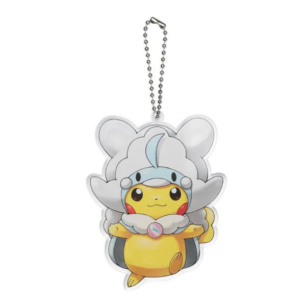 Photo1: Pokemon Center 2015 Poncho Pikachu Series Mega Altaria Ver. Acrylic Charm Chain (1)