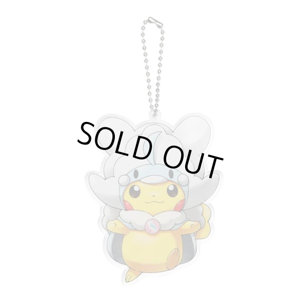 Photo1: Pokemon Center 2015 Poncho Pikachu Series Mega Altaria Ver. Acrylic Charm Chain (1)
