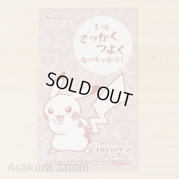 Photo2: Pokemon Center 2015 Poncho Pikachu Series #1 Business Card Mega Charizard X Ver. (2)