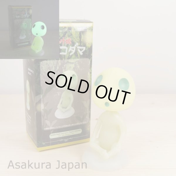 Photo1: Studio Ghibli Princess Mononoke Bobble Head KODAMA Night-Glow Figure sit Ver. (1)