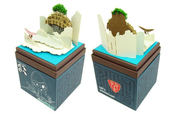 Studio Ghibli mini Paper Craft Kit Laputa Castle in the Sky