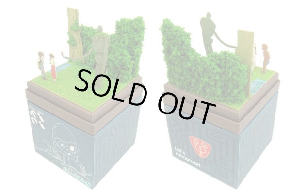 Photo2: Studio Ghibli mini Paper Craft Kit Laputa Castle in the Sky 19 "Robot Soldier & Sheeta & Pazu" (2)