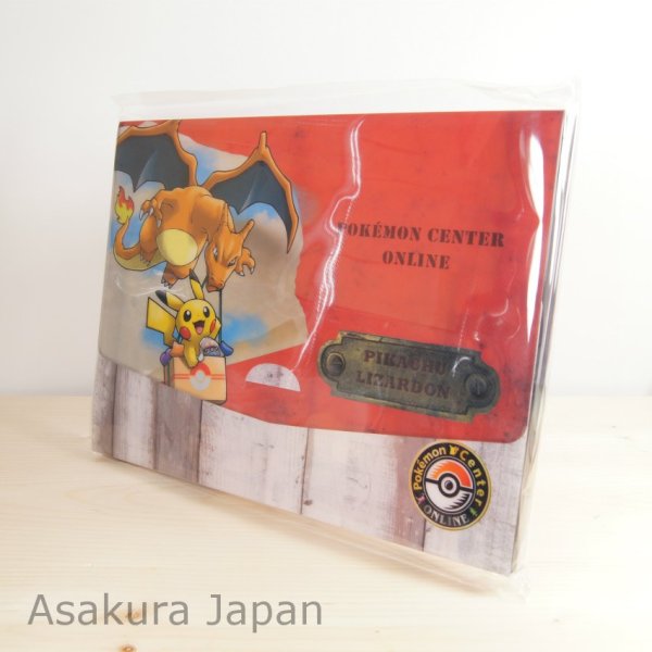 Photo1: Pokemon Center Online 2016 Campaign A4 Size Document Case Red Pikachu Charizard (1)