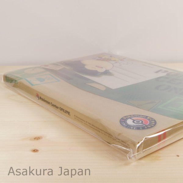 Photo4: Pokemon Center Online 2016 Campaign A4 Size Document Case Green Pikachu Snorlax (4)